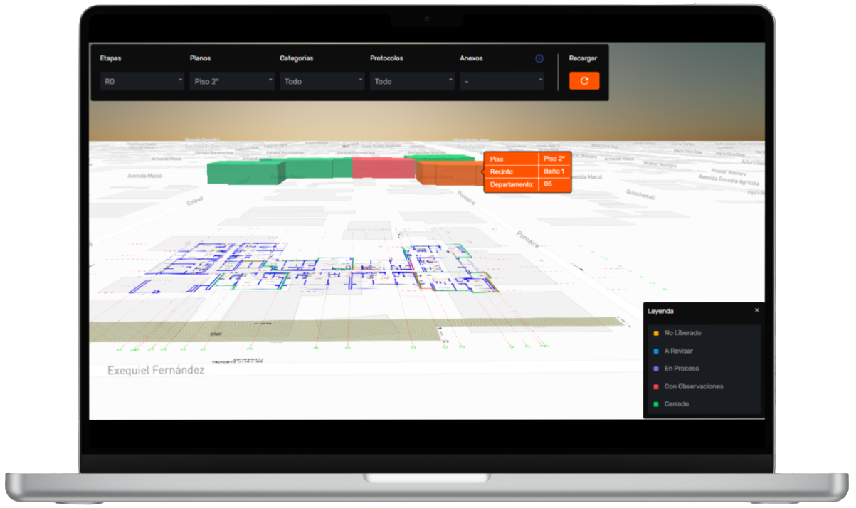 onstageobra software gestión de calidad construcción